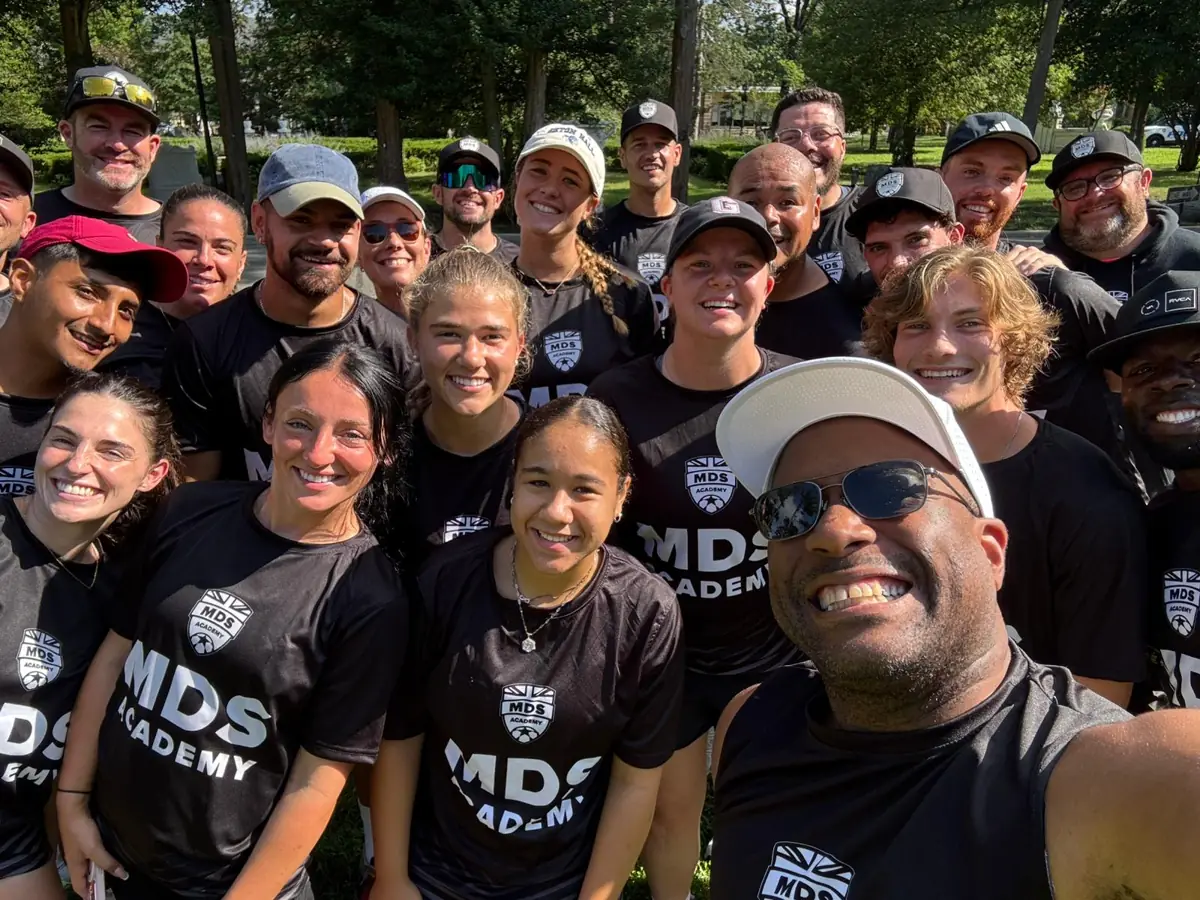 MDS coaches and campers taking a selfie